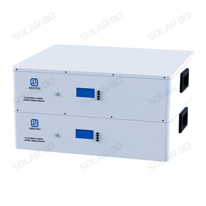 AKAIYAI StackFlex Dynamic A51R100-P 5.12kWh 51.2V Modular Lithium Battery